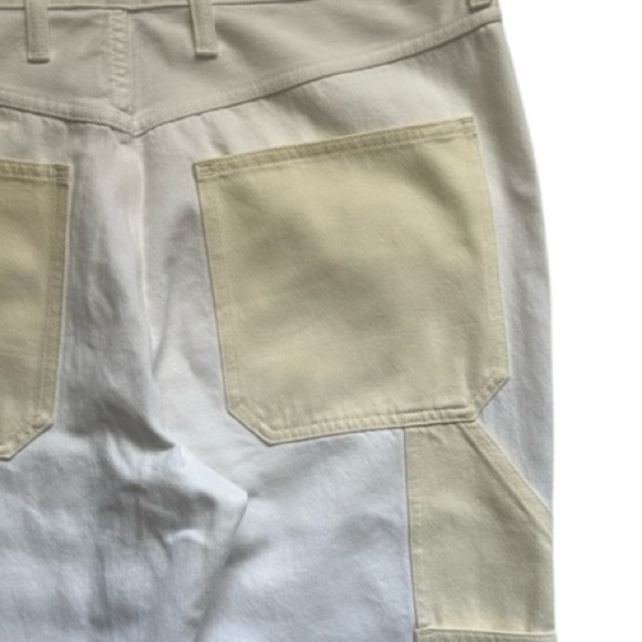 Madewell The Perfect Vintage Straight Jean Plus Size 33 Two Tone Cargo - Picture 3 of 8